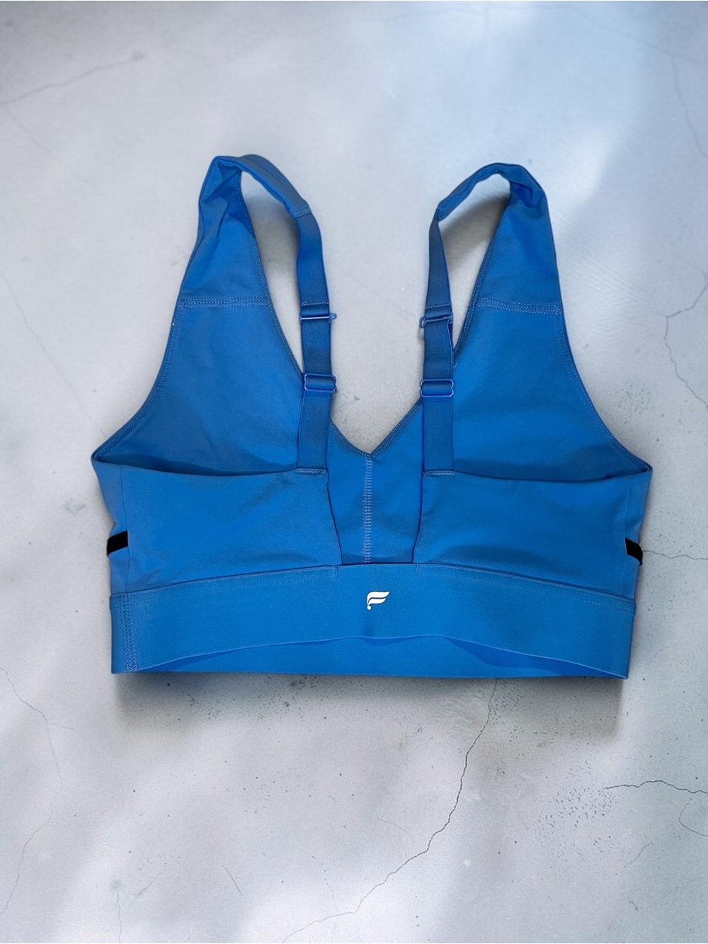 Fabletics Vibrant Blue Adjustable-Strap Sports Bra